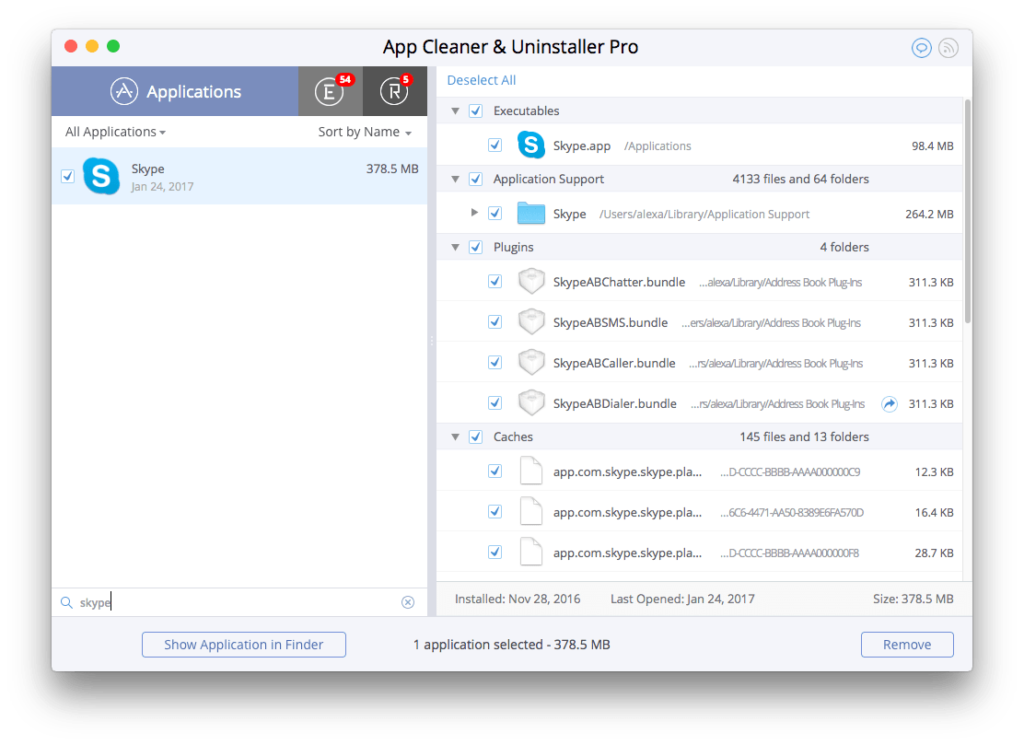 mac uninstall skype for business