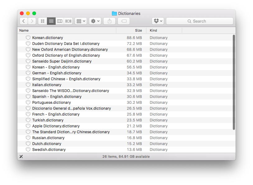 free offline dictionary download for mac
