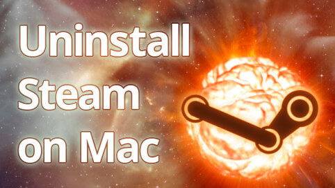 how to uninstall steam games on mac