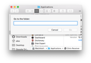 how to delete citrix receiver from mac