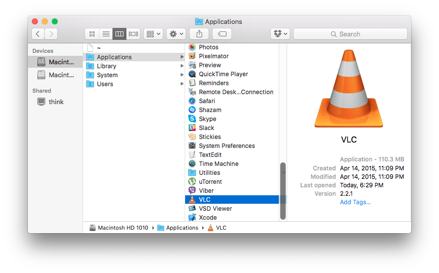 vlc in mac