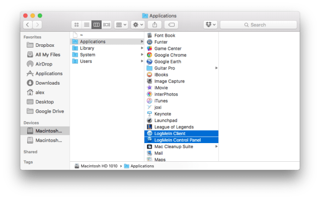 how to restart a mac remotely with logmein