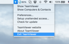 uninstall teamviewer mac completely