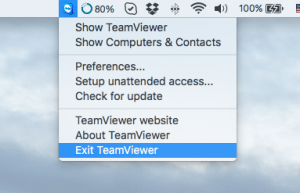 uninstall teamviewer mac completely