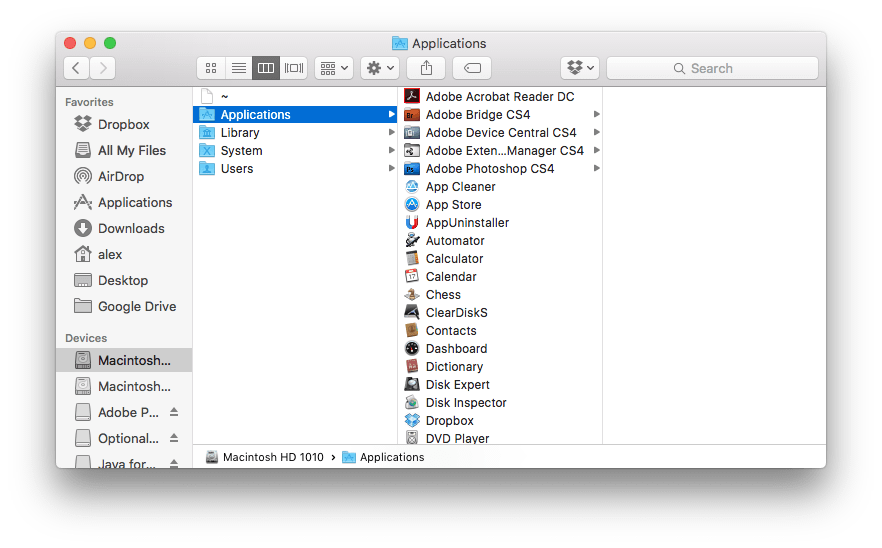 uninstall all adobe products mac