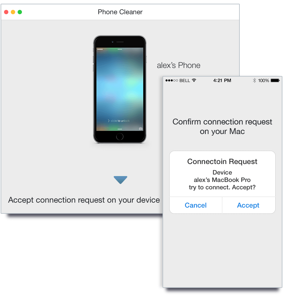 Phone Cleaner Mac access