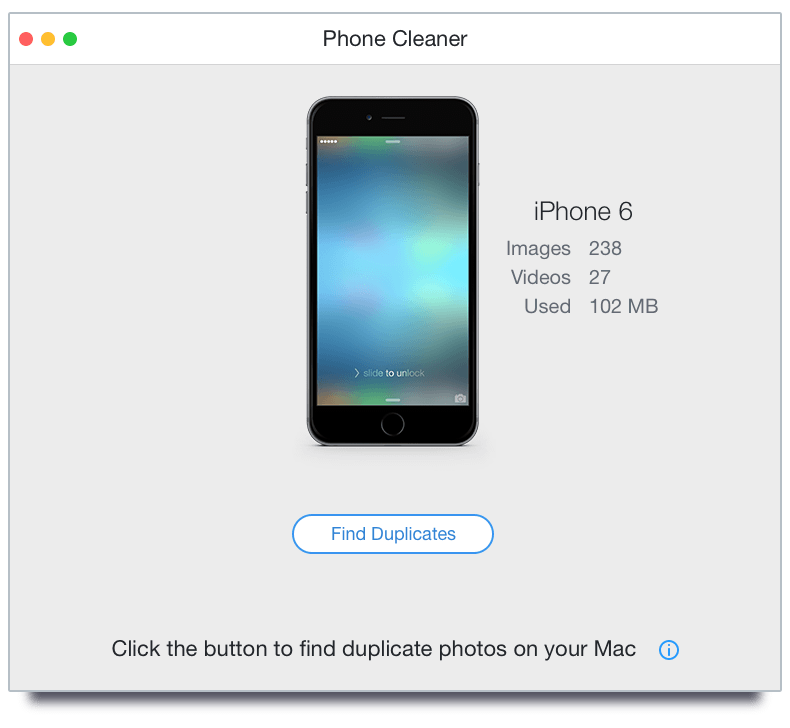 Phone Cleaner Mac scan