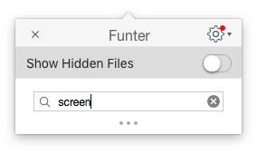 finder show hidden files shortcut