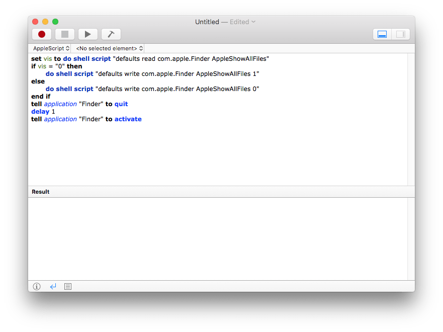 show hidden files in mac command line