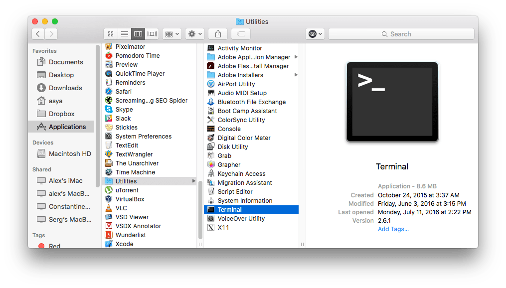 all mac startup commands