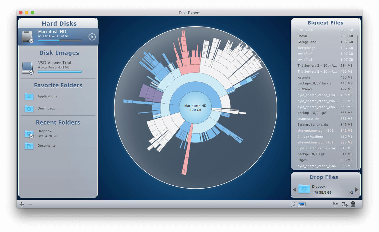 Disk Usage Chart