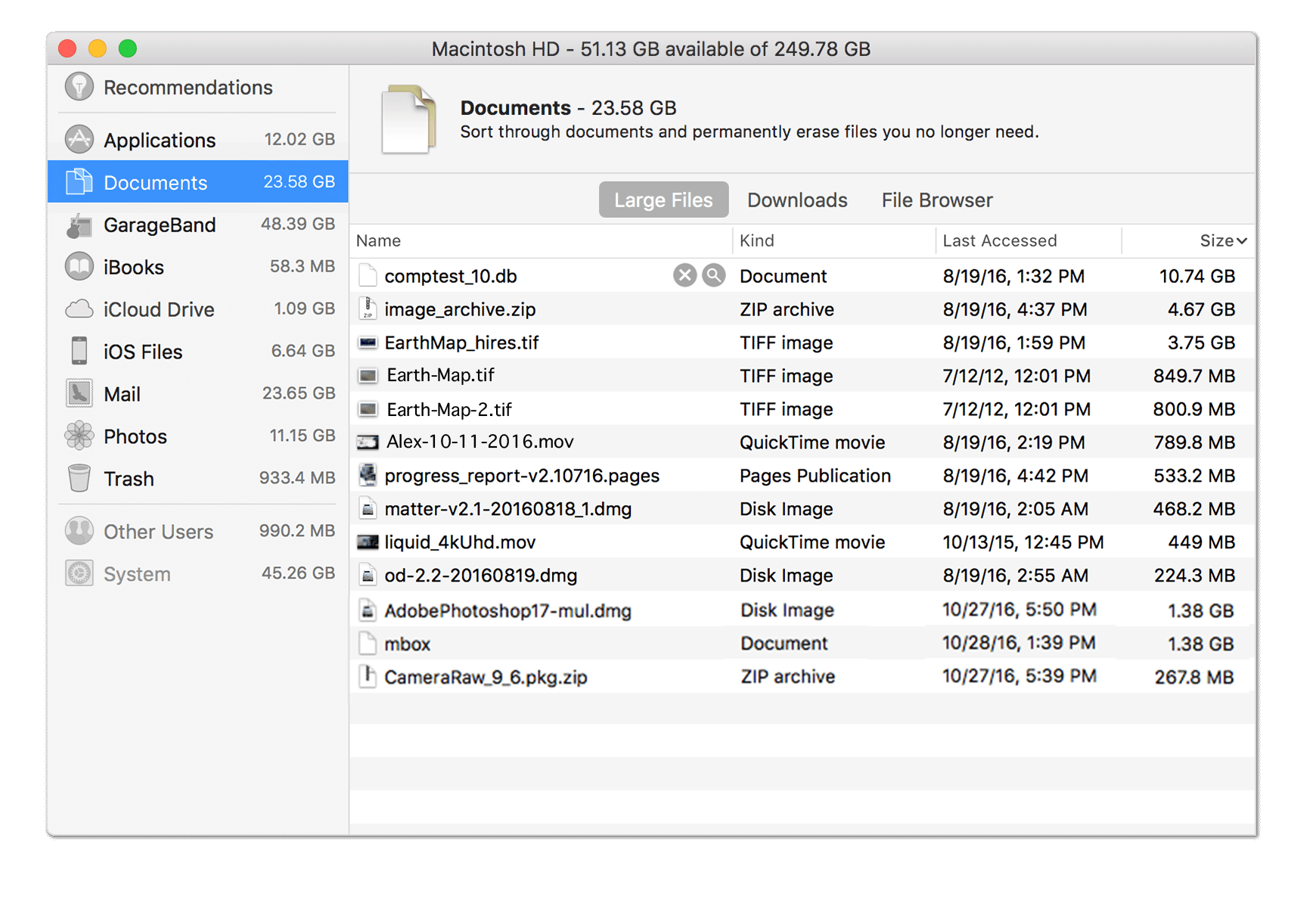 How to reduce clutter on macos-sierra