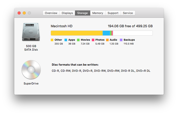 how to clean up mac storage other