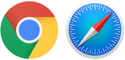 safari or chrome for mac