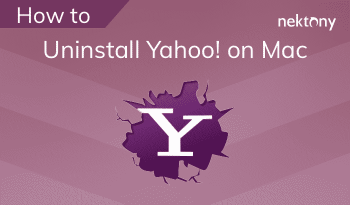 How to uninstall Yahoo! messenger on Mac