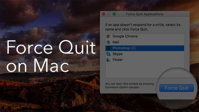 how to kill apps on macbook air