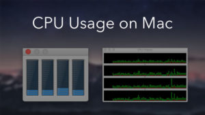 high cpu usage mac