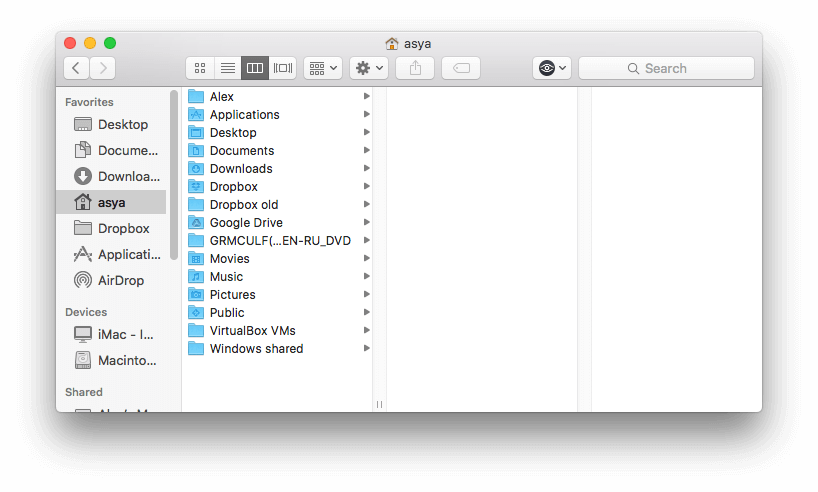 searching for files on mac