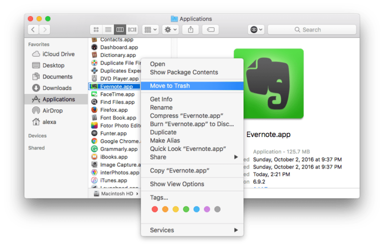 uninstall evernote mac uninstall evernote mac