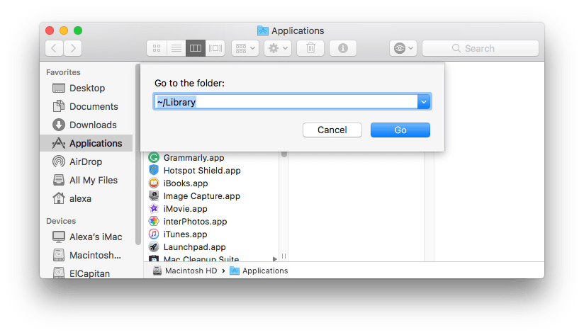delete mac photos library