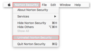 uninstall norton internet security mac