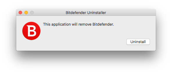 bitdefender uninstall tool fails