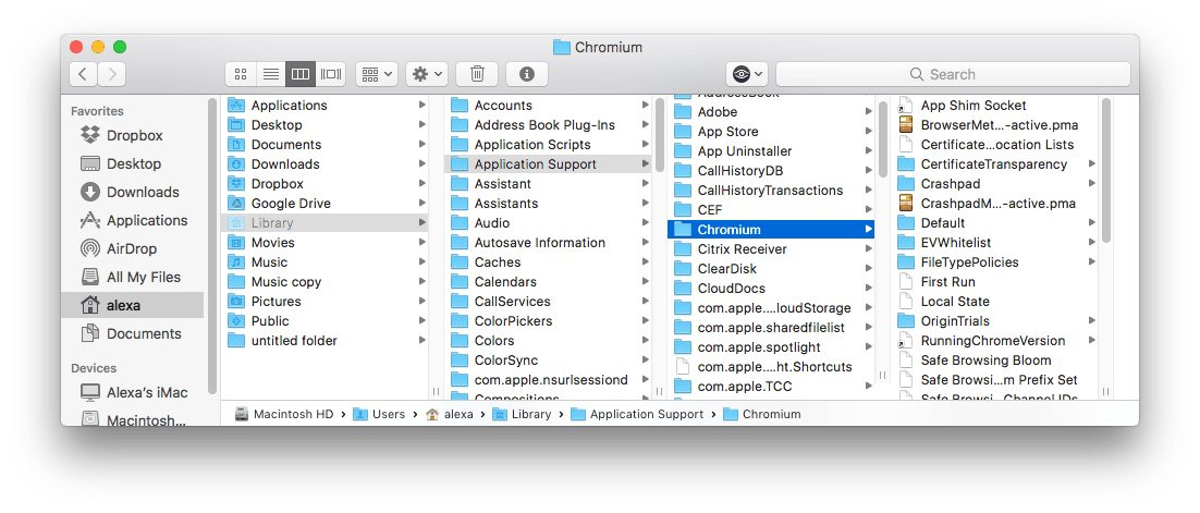 Uninstall Chromium Microsoft Network