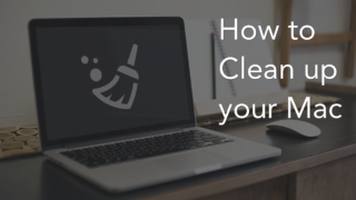 how to clean up macbook air