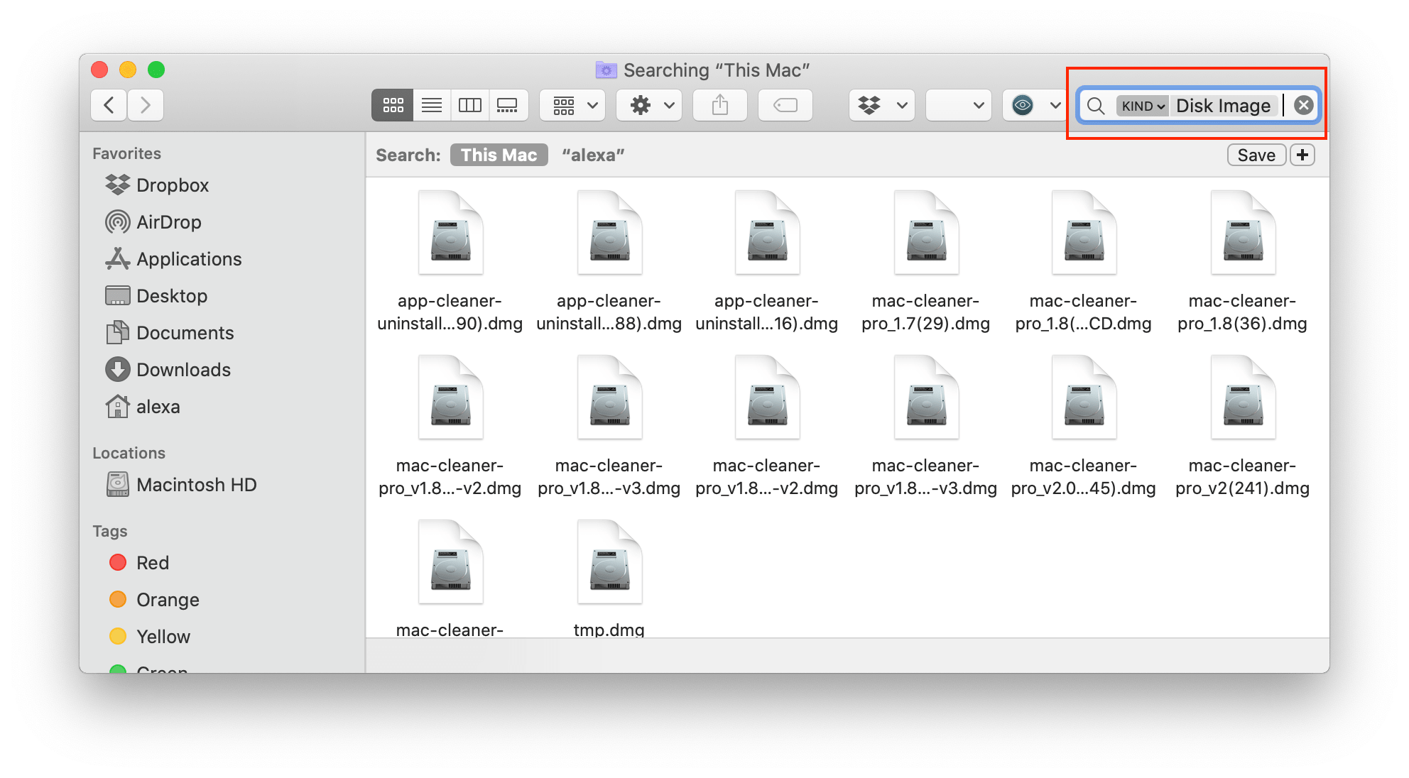 cam i delete dmg files in mac