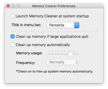 auto memory cleaner mac