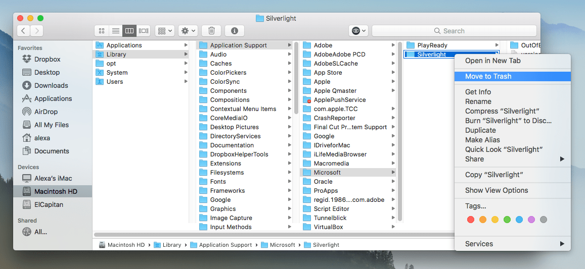 what is silverlight preferences for mac