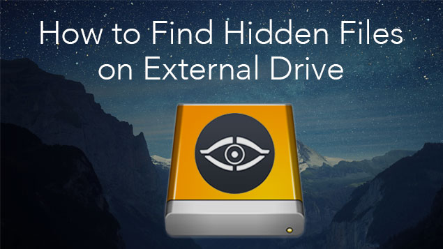 How To Find Hidden Files On Mac External HD Nektony