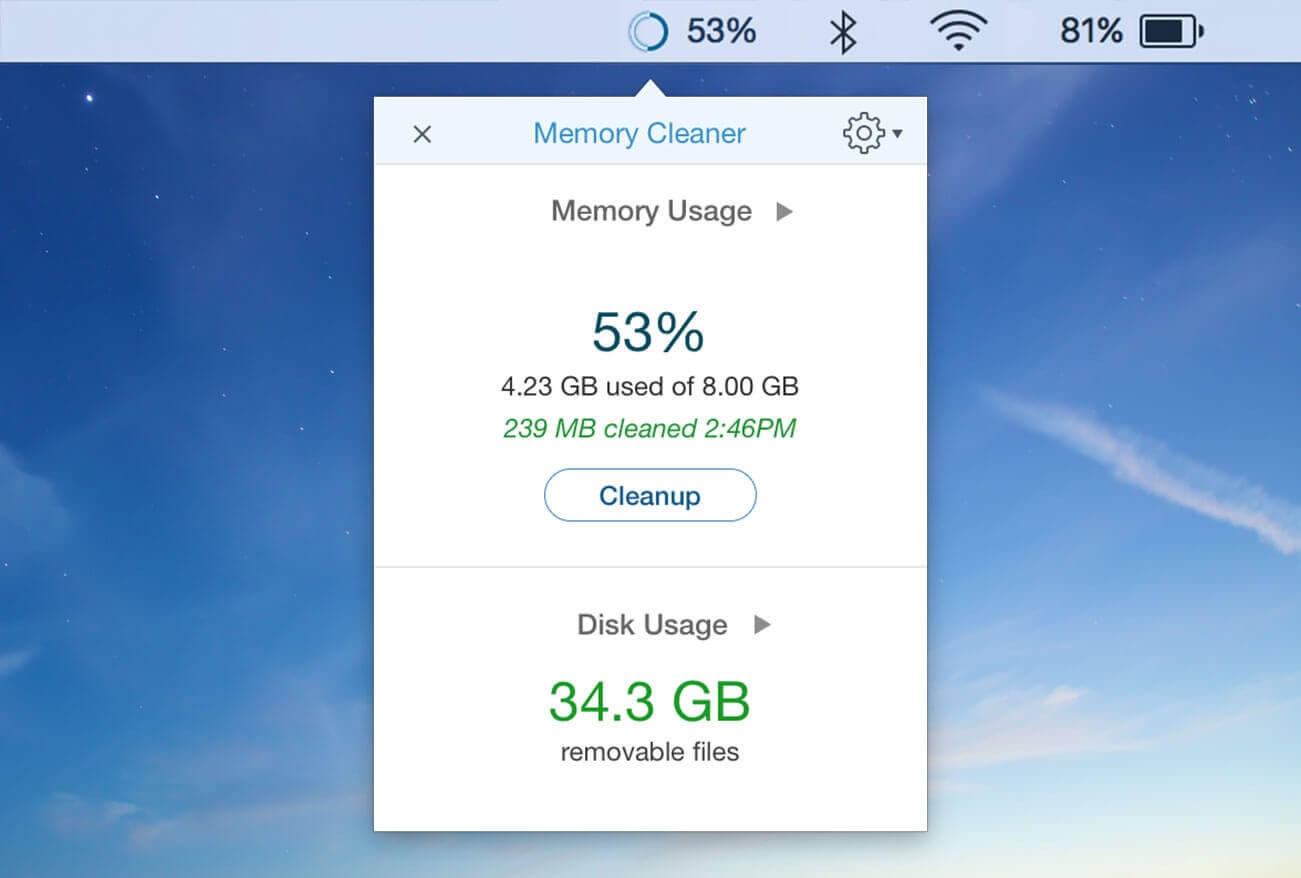 how to clean macbook memory