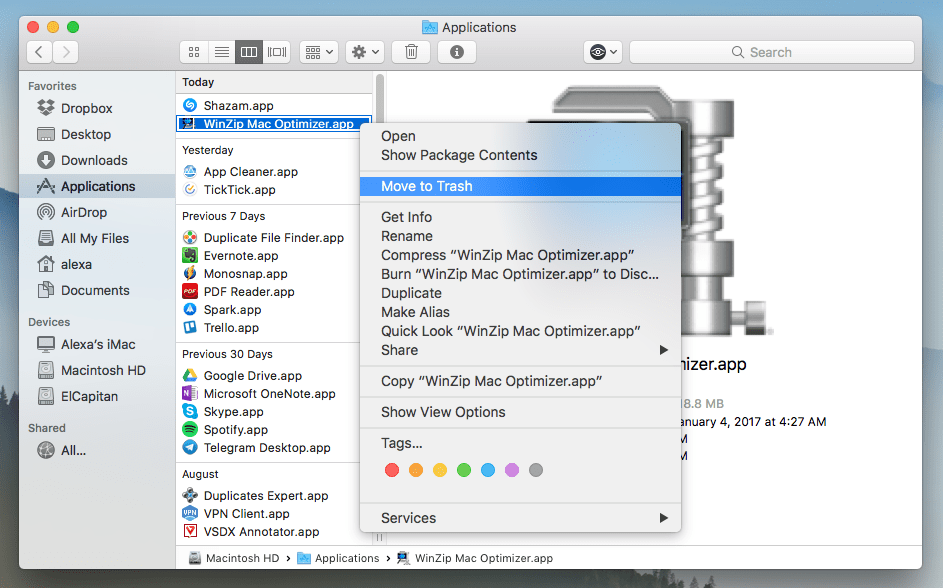 how to open a zip on mac