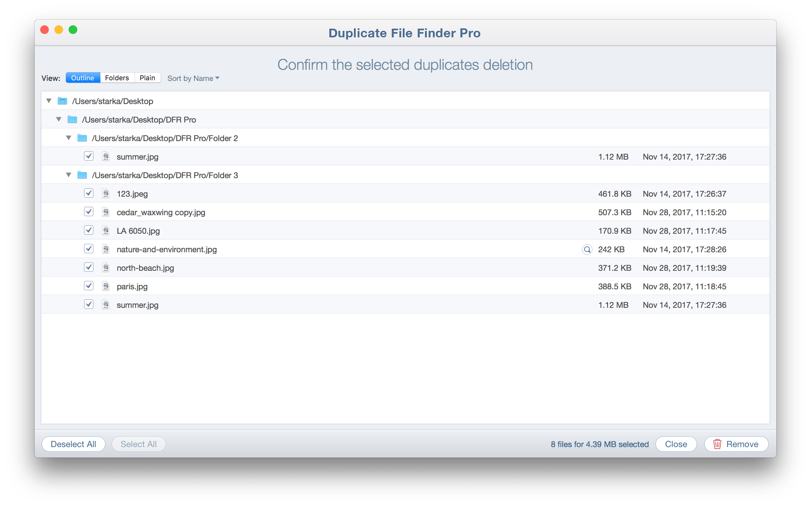 Duplicate File Finder Professional 2023.15 for apple download