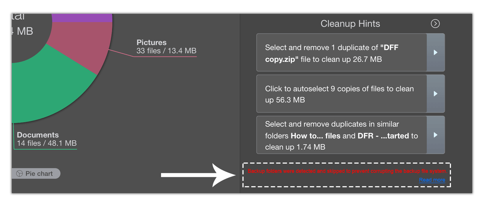 Duplicate File Remover Pro Skip Scanning Backup Folders