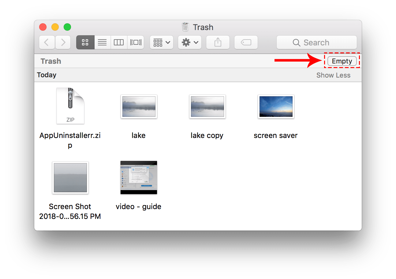 how to clean out disc space on mac