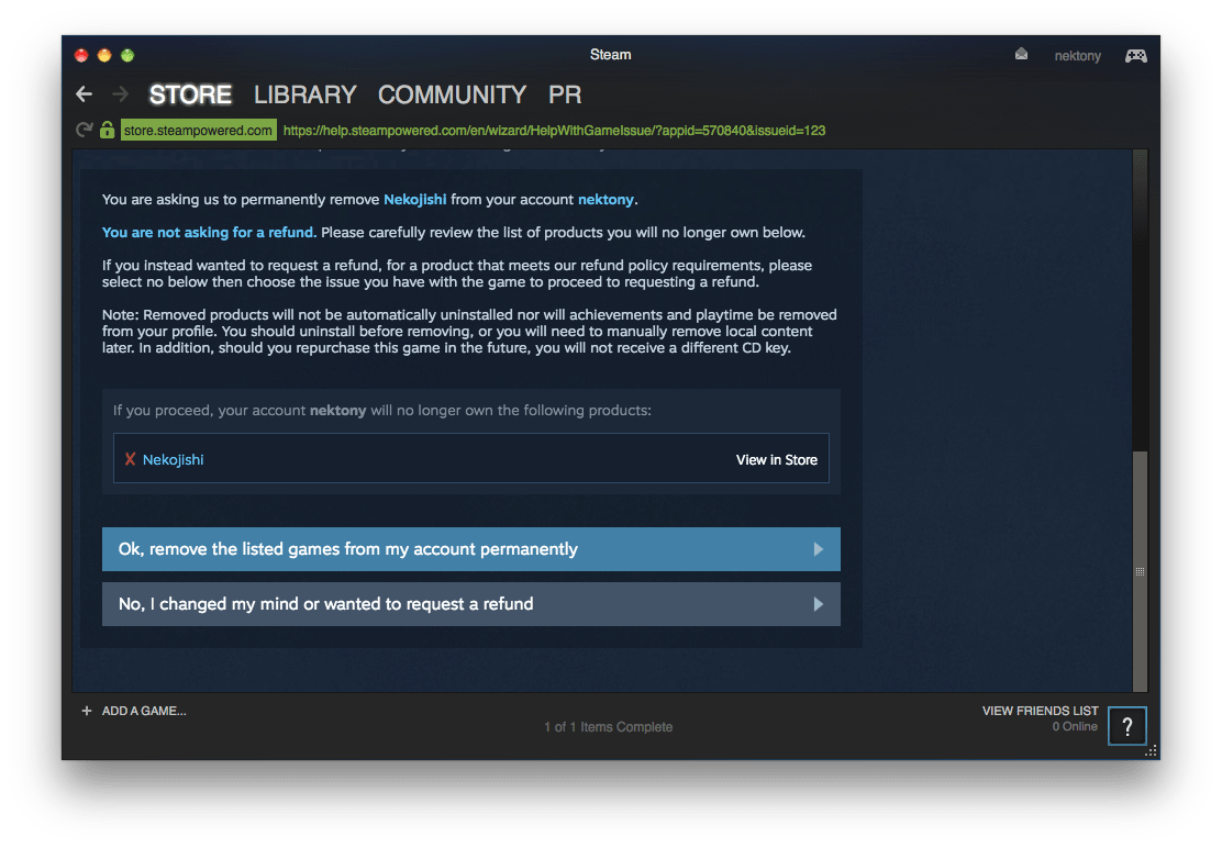 steam uninstalling