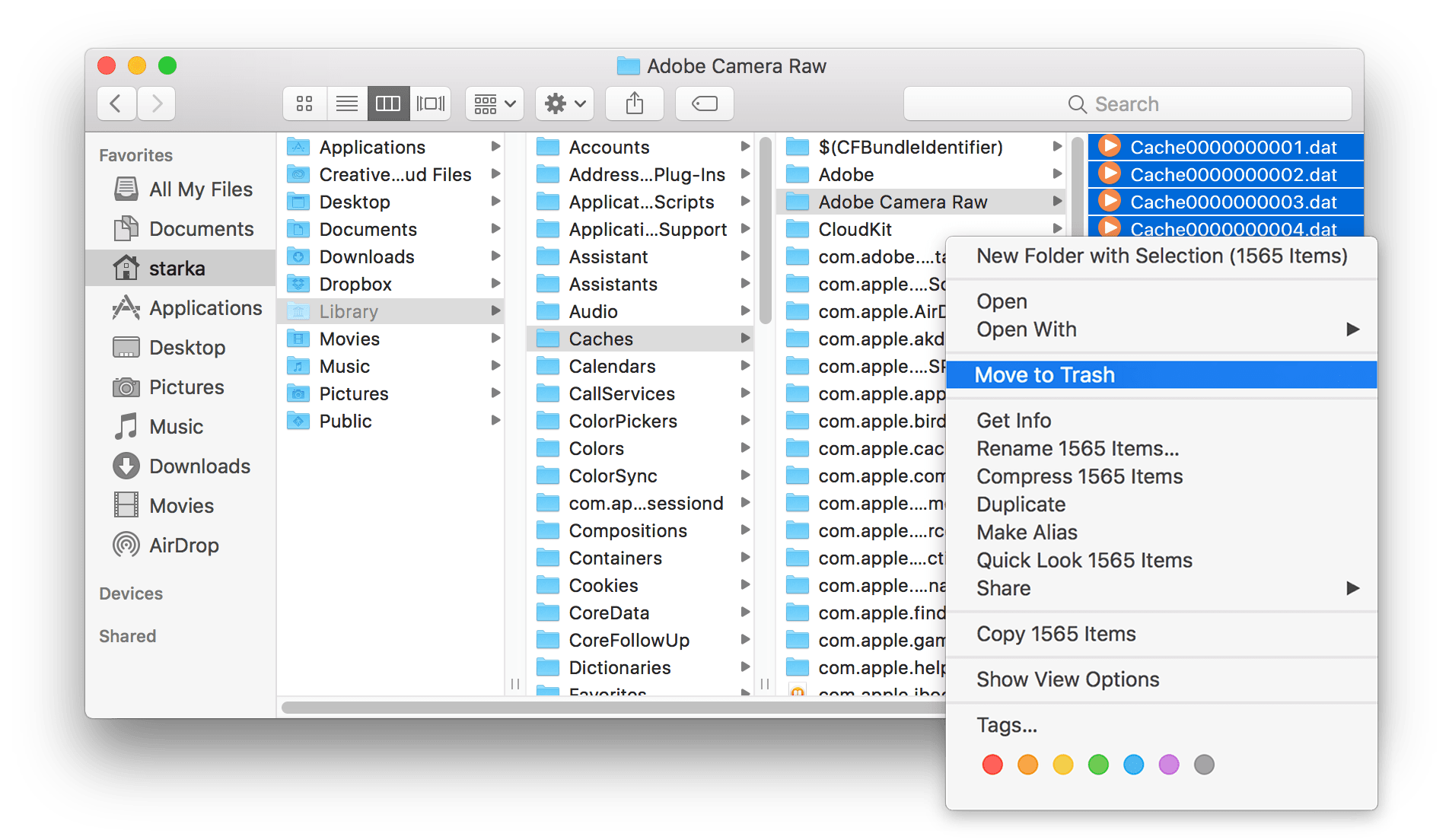 clear space on mac startup disk