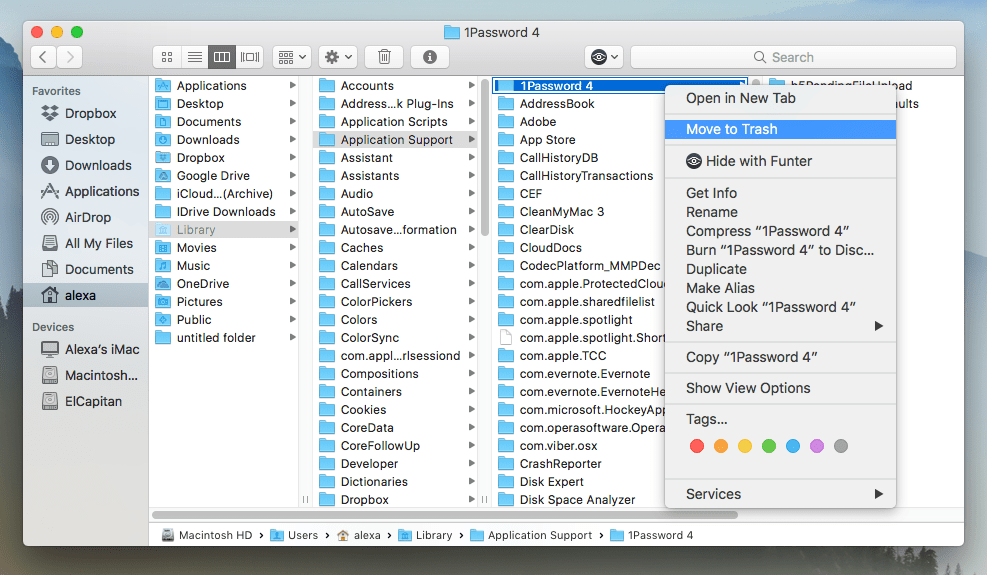 do folders in 1 password for mac