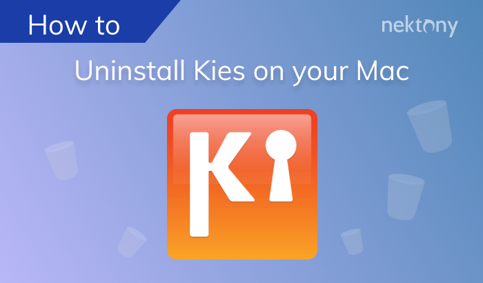 How to uninstall Kies on your Mac