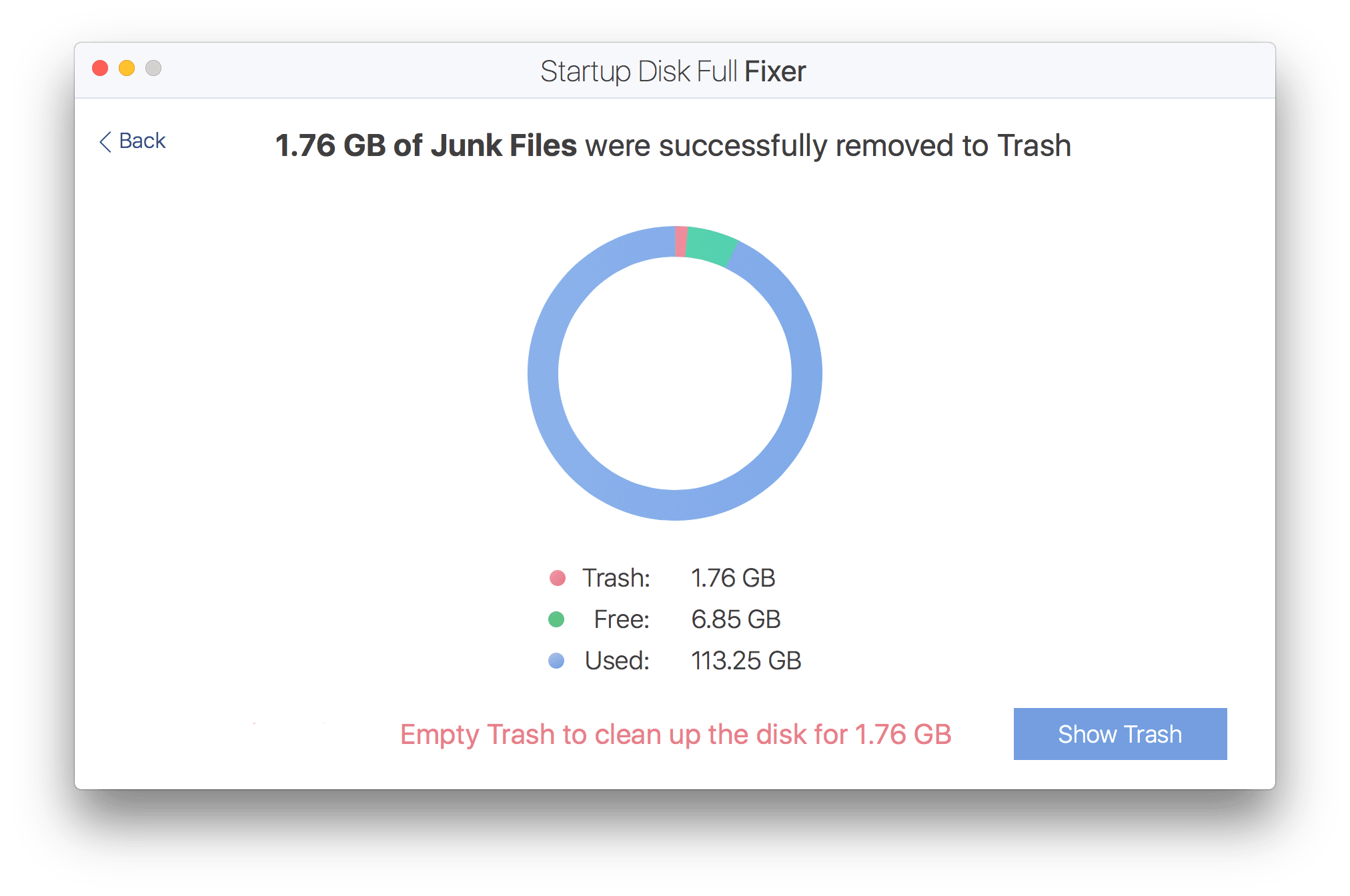 my startup disk is full