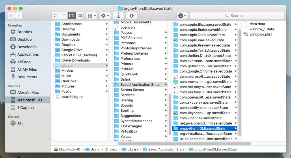 Mac os completely uninstall python and all libraries list