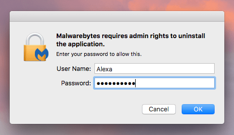 uninstall malwarebytes trial for mac