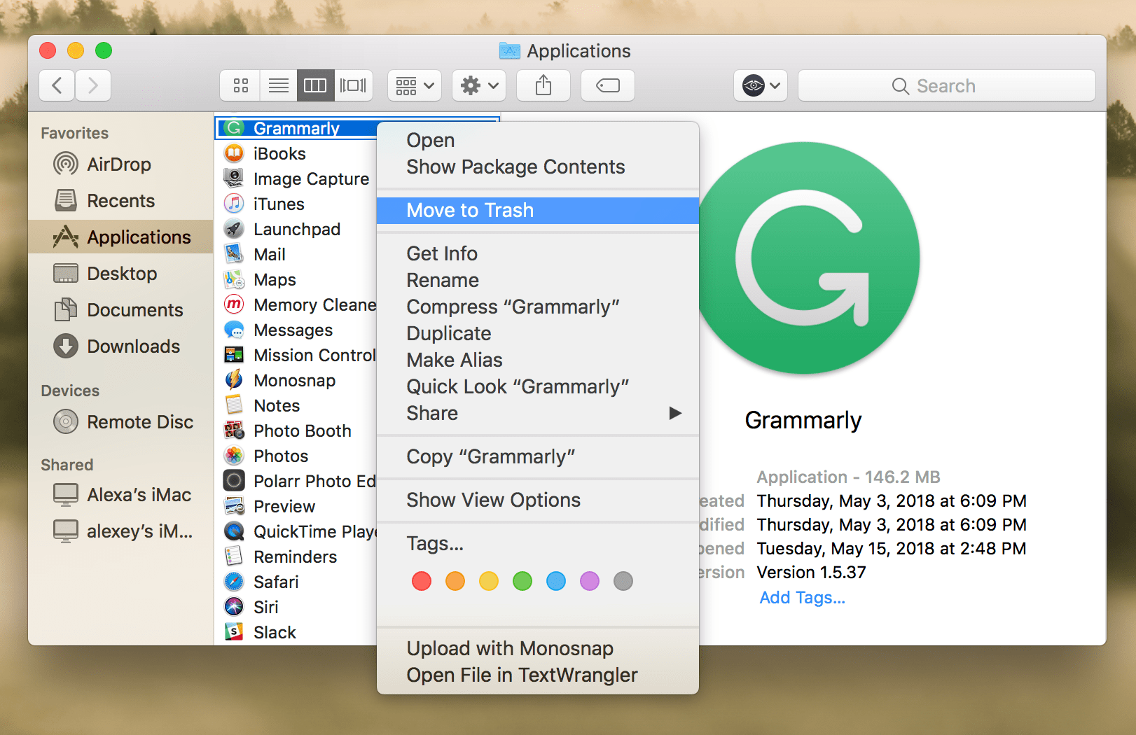 grammarly for mac trial