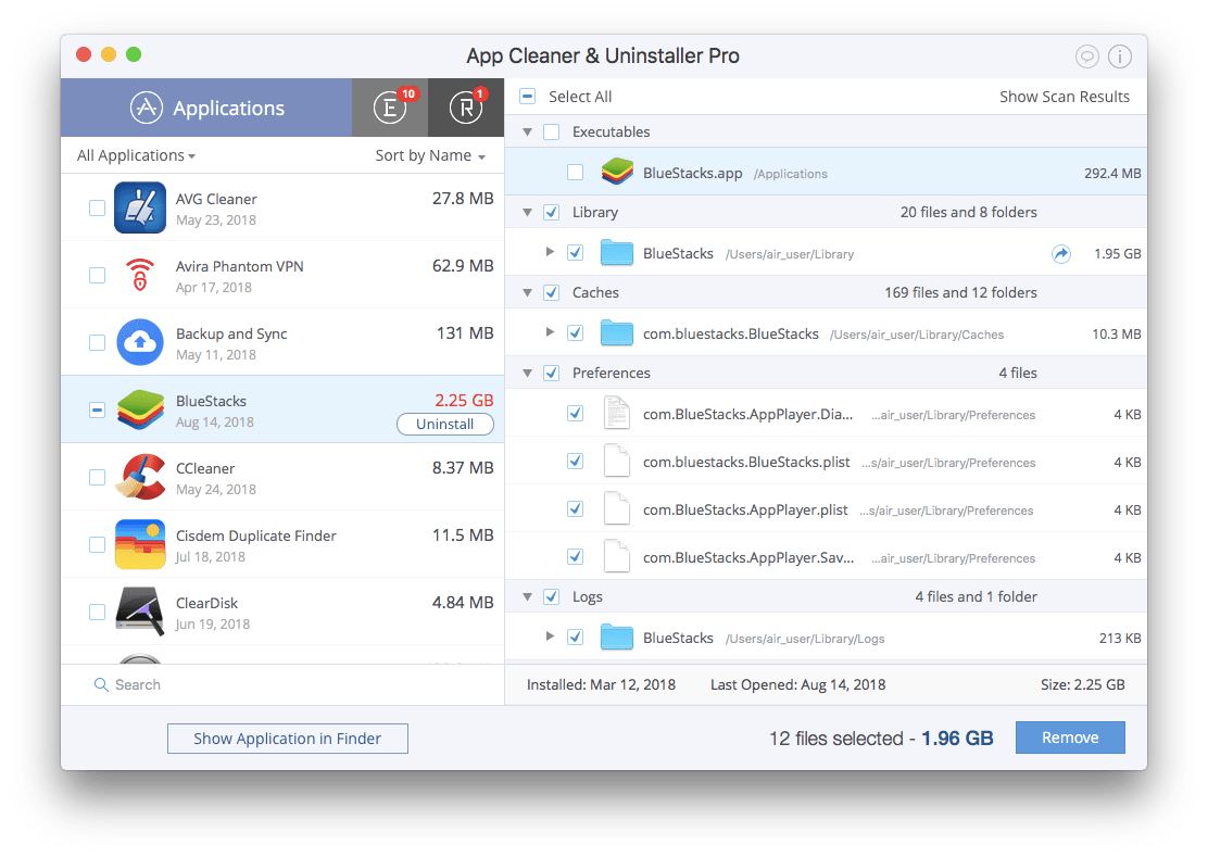 how to unistall bluestacks