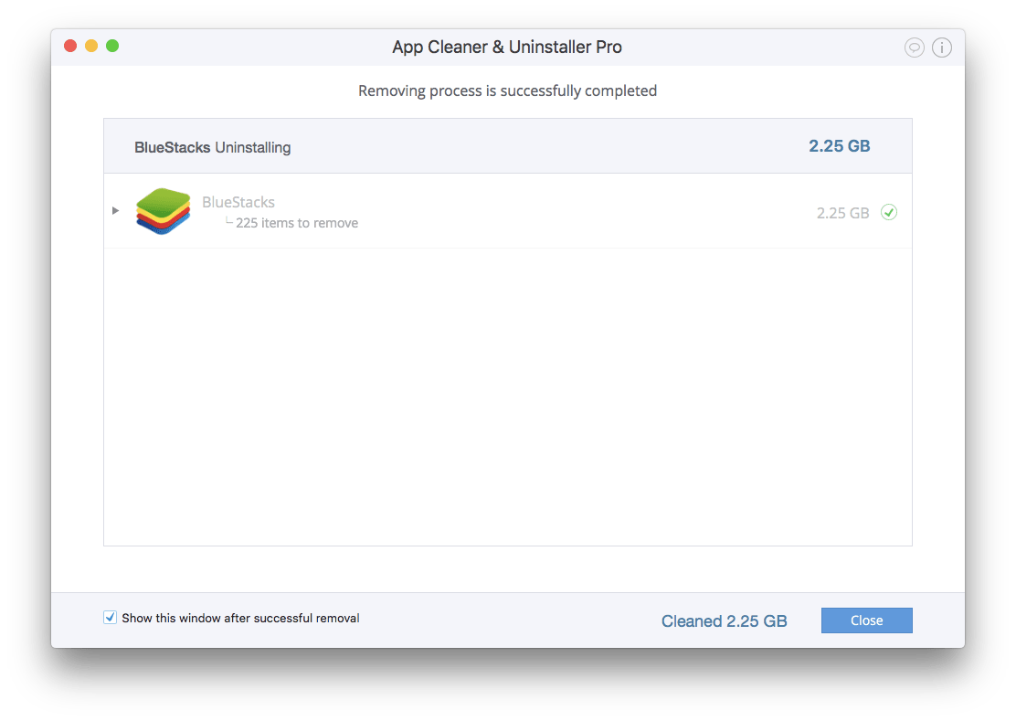 uninstall bluestacks mac