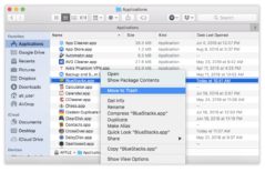 how to uninstall bluestacks on a mac