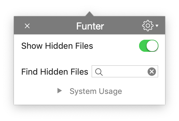 quick way to show hidden files in mac