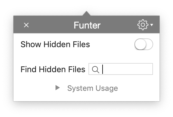 terminal show hidden files